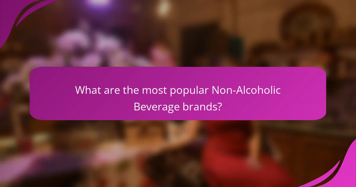 What are the most popular Non-Alcoholic Beverage brands?